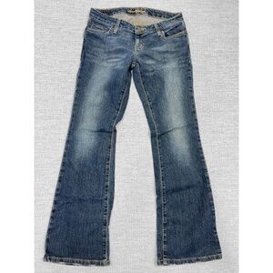 American Eagle Jean Stretch Skinny Flare Denim Blue Bootcut 5-Pocket Style 7172P